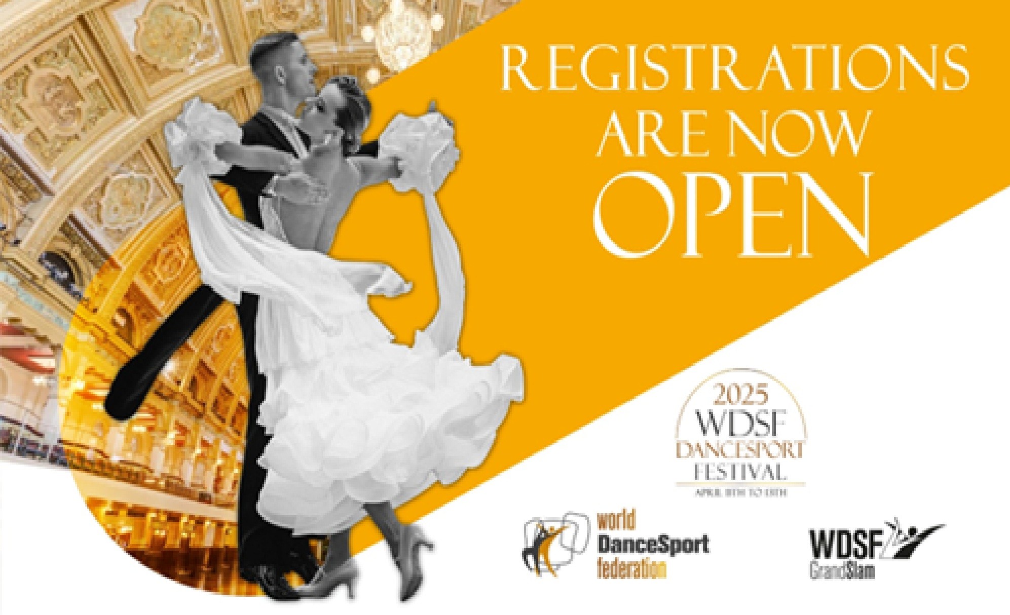 Aperte le iscrizioni per il WDSF Dancesport Festival 2025 a Blackpool  